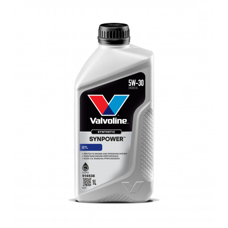Valvoline Motoreļļa Synpower STL 5W30 1L, Valvoline