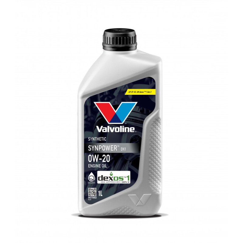 Valvoline Motoreļļa Synpower DX1 0W20 1L, Valvoline