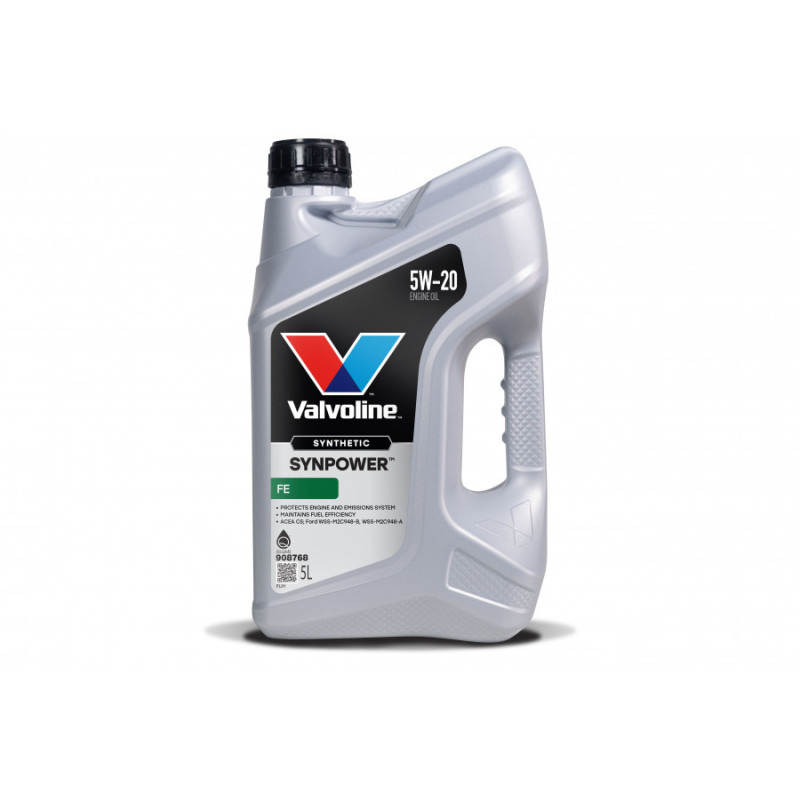 Valvoline Motoreļļa Synpower FE 5W20 5L, Valvoline