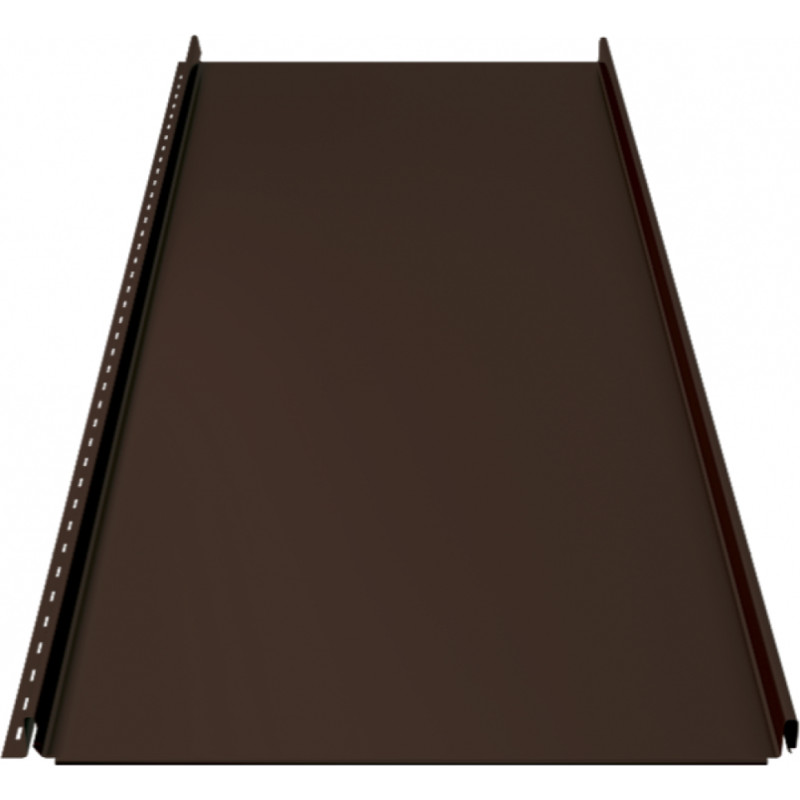 Ruukki Classic C 50 Plus (Matēts) metāla jumta segums 0.5mm, RR32/Tumši brūns, SR35-475C