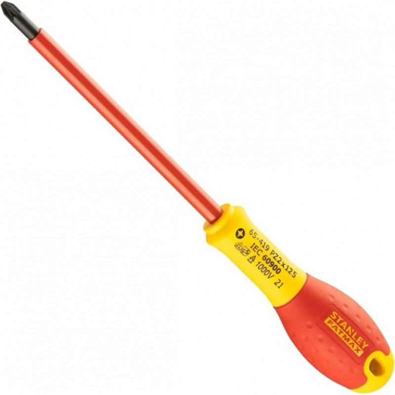 Stanley FatMax VDE Krusta skrūvgriezis, PZ2x125mm, 0-65-419