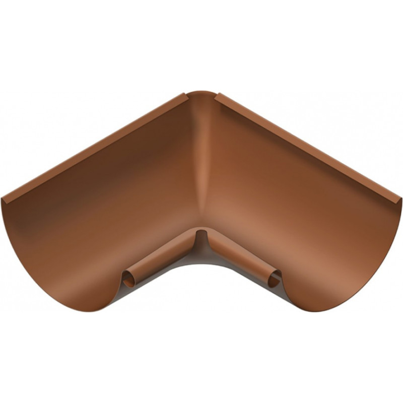 Bud-Masz VT Teknes stūris, iekšējais 90°, 125mm, RAL8004/ķieģeļsarkans