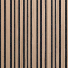 Illi Tremolo Akustiskais sienas panelis, finierēts, melns filcs, 600x2420x18mm, rieksts