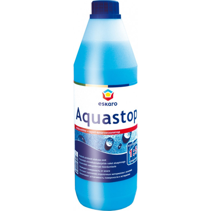Eskaro Aquastop Grunts porainām un absorbējošām virsmām, 1L
