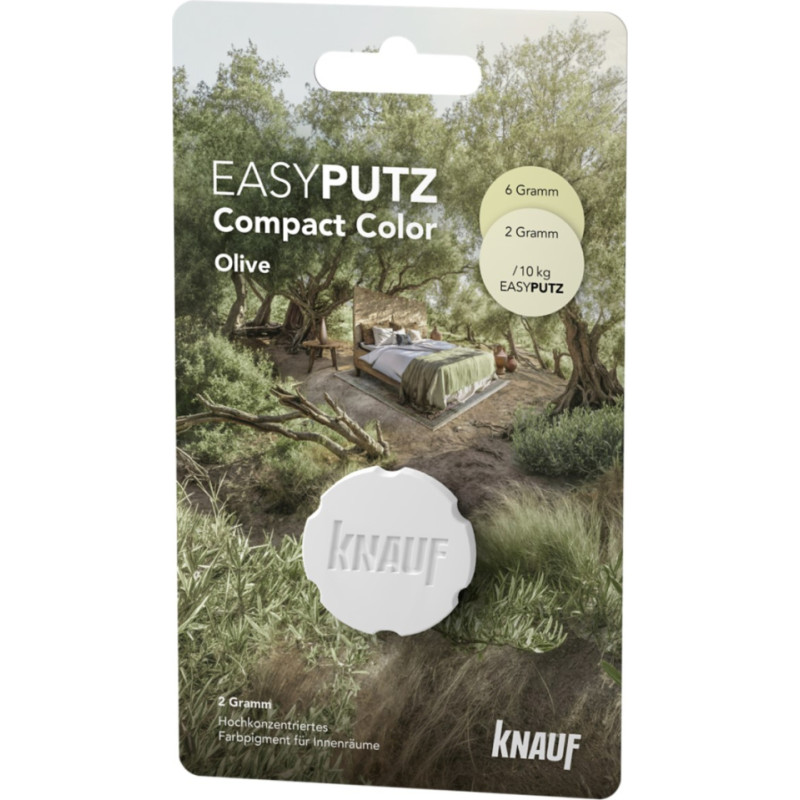 Knauf Compact Color Granulēts krāsas pigments, olīvzaļš, 2g