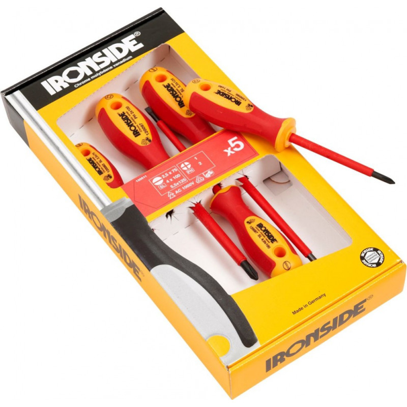 Ironside Skrūvgriežņu komplekts Ironside SL;PH 1000/VDE - gab.