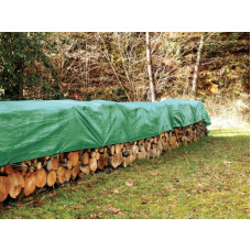 Tents – pārklājs 4 × 6 m, zaļš (90 g/m²) / gab