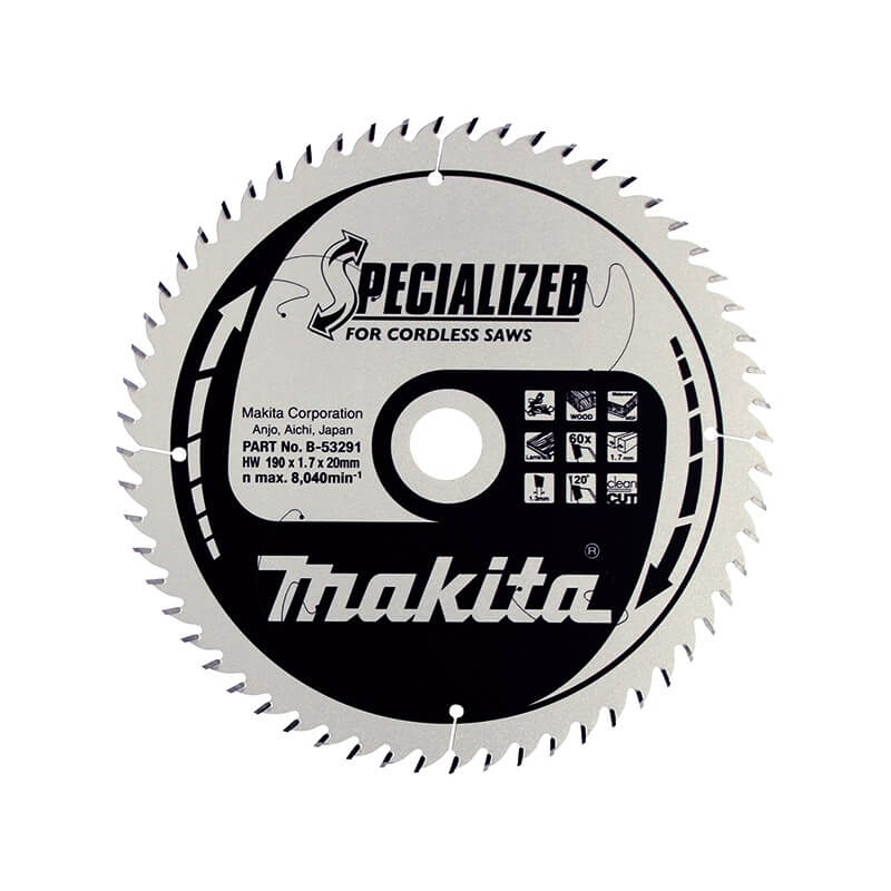Makita Accessories Griešanas disks MAKITA B-53291 190x20x1.7mm