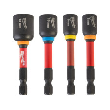 Milwaukee Accessories 4 daļīgs magnētisko uzgaļu komplekts MILWAUKEE