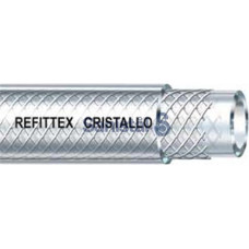 Šļūtene PVC CRISTALLO armēta 22 x 30mm - m