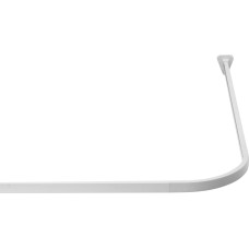 Ridder Dušas aizkaru stanga universāla 90x90x90cm balta, kompl.