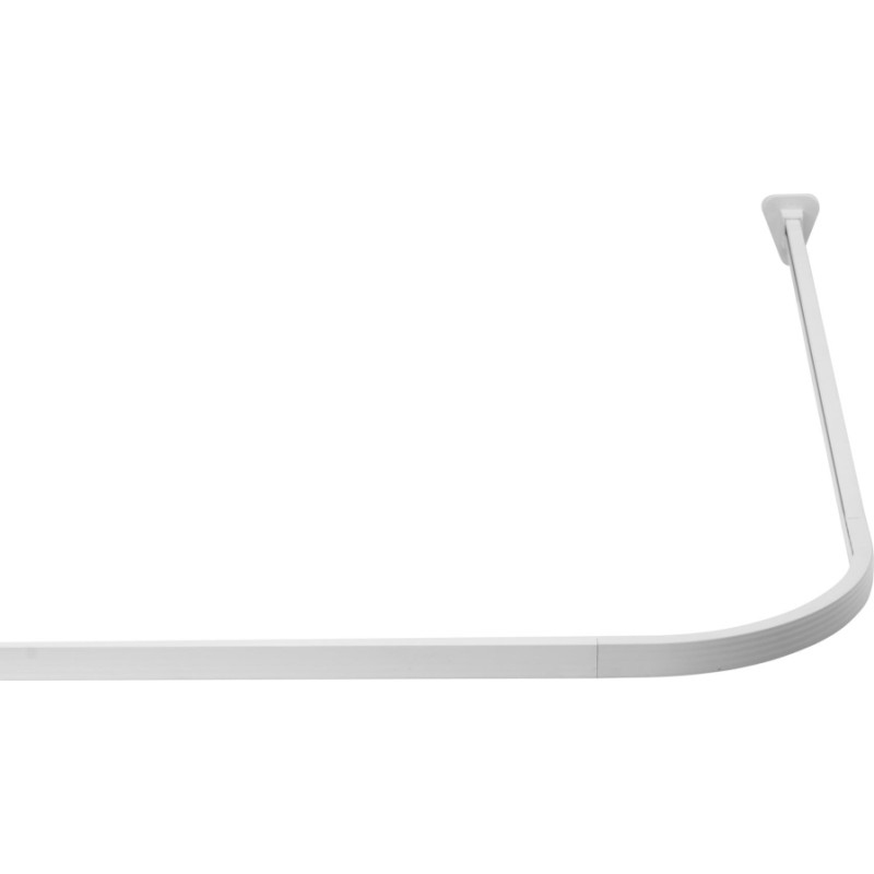 Ridder Dušas aizkaru stanga universāla 90x90x90cm balta, kompl.