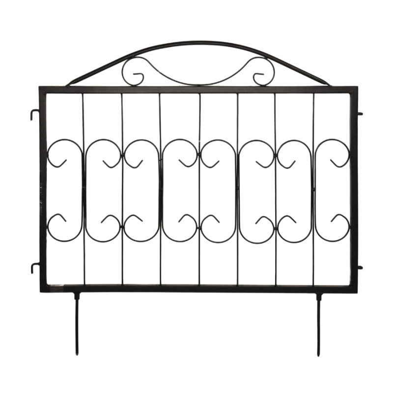 Besk Dekoratīvs žogs 60x60cm, melns