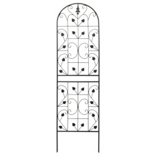Besk Dekoratīvs režģis metāla 50x180cm, melns