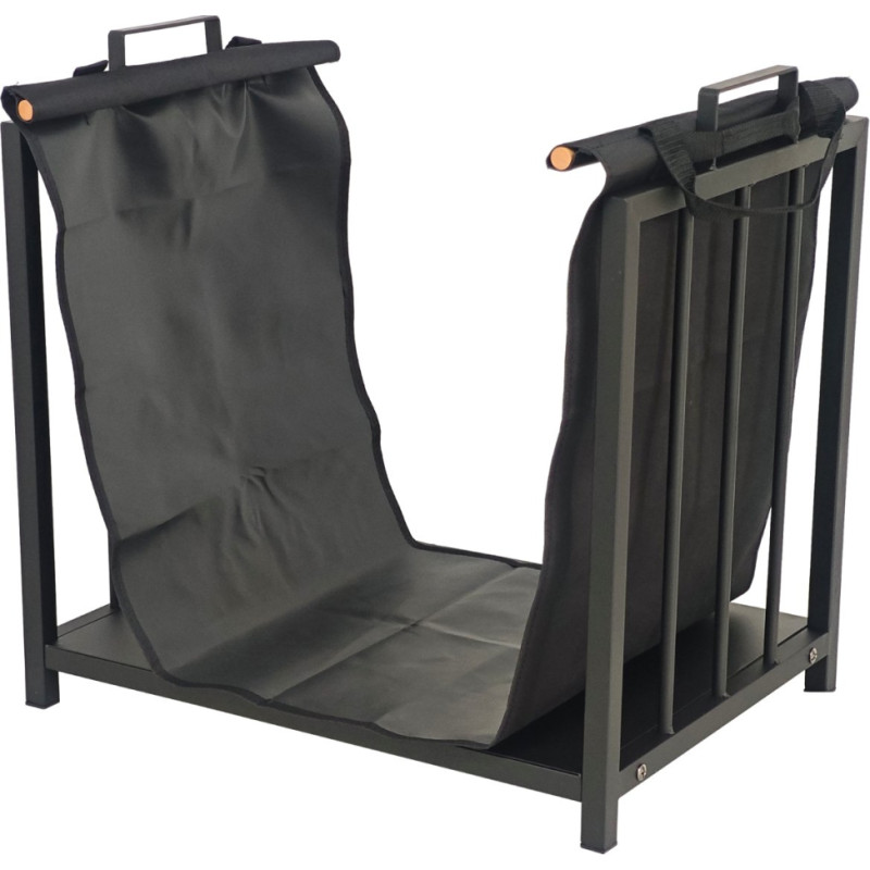 Doflame Malkas turētājs H164-B ar auduma maisu, melns