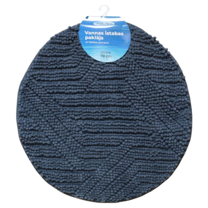 Baltic Aqua Vannas istabas paklājiņš D70cm Square, pelēks