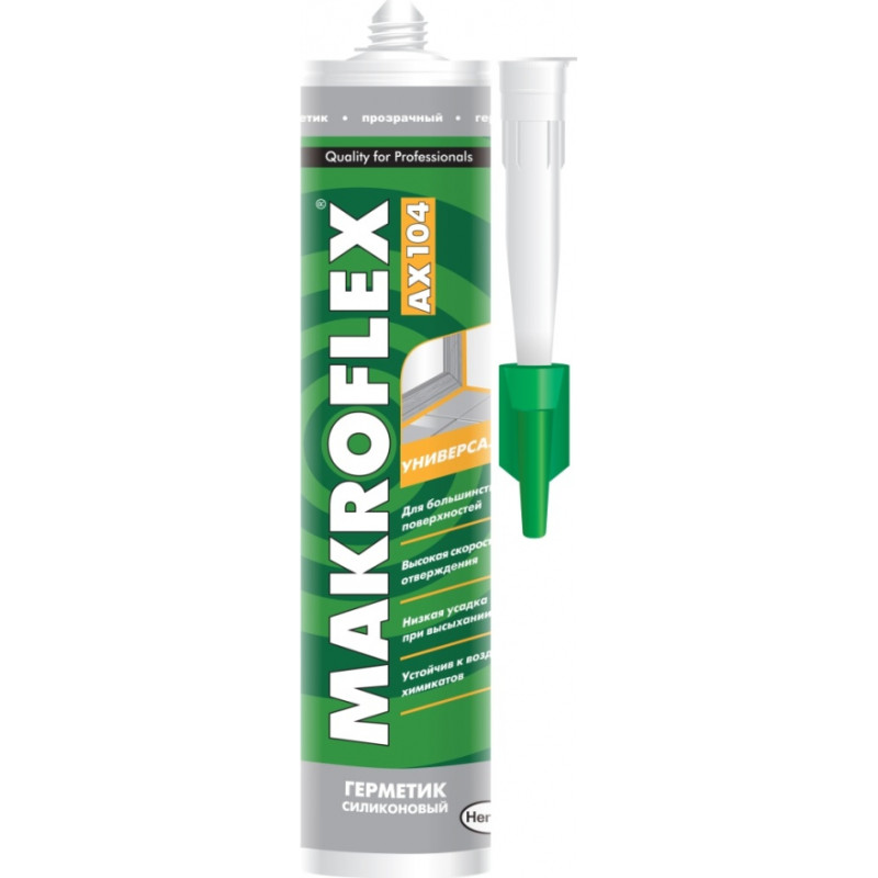 Makroflex Hermētiķis sanitārais Makroflex AX104 300ml balts