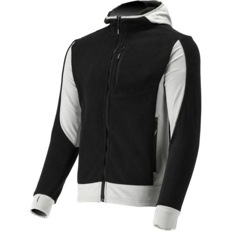 Yato Siltā flīsa jaka ar kapuci, YATO, YT-79175, melna, 3XL, 5 kabatas, 100% poliesters