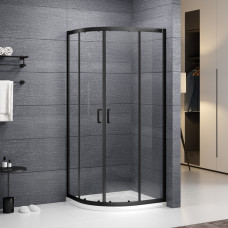 Roth Dušas kabīne ROTH ALBIS BLACK 800x800xH1900mm, melna/stikls, N0786 - gab