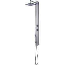 Gedy glass shower panel Style00 130x11x48cm, chrom