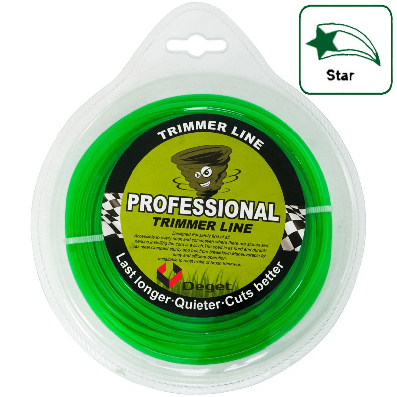 Deget Trimmera aukla Professional, zvaigznīte 2.7mm x 50m DEGET