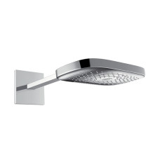Hansgrohe dušas galva ar turētāju Raindance Select E 300 3jet, no sienas, balta/hroms