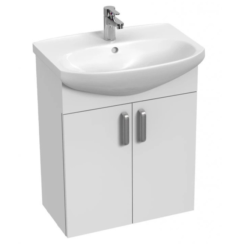 Jika izlietnes skapītis ar izlietni Euroline-N, 550x445 mm, 2A, balts