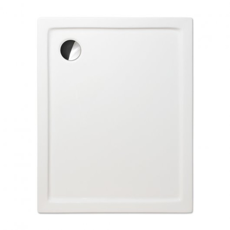 Roth dušas paliktnis Flat Kvadro, 1300x800 mm, h=50 mm, balts akrila