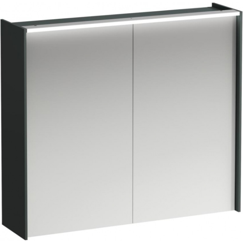 Laufen spoguļskapis ar apgaismojumu Lani, 820x210 mm, h=715 mm, traffic grey