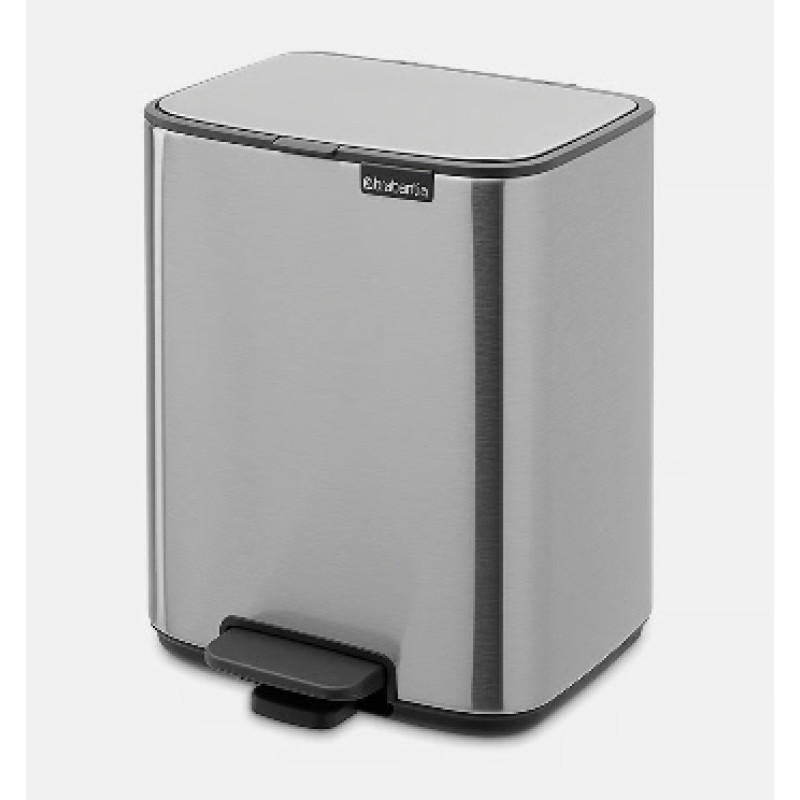 Brabantia atkritumu tvertne ar pedāli Bo, 7l, matt steel FPP