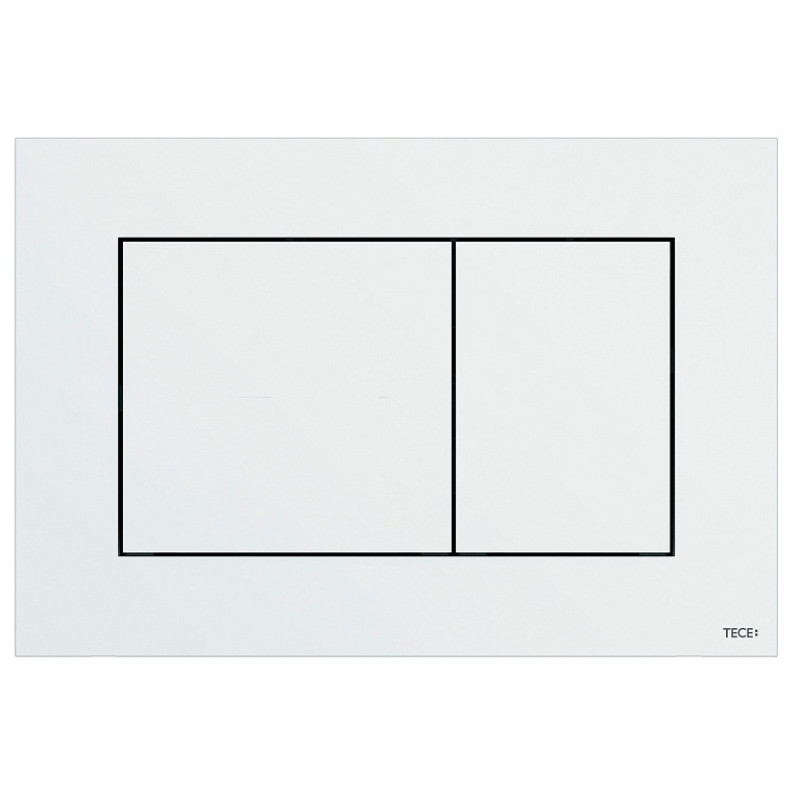 Tece taustiņš TECEnow duo, 220x150 mm, balts