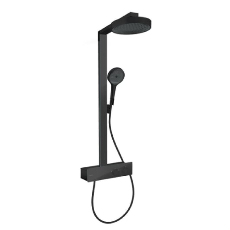 Hansgrohe dušas sistēma Rainfinity 360 3jet ar termostatu, melna matēta