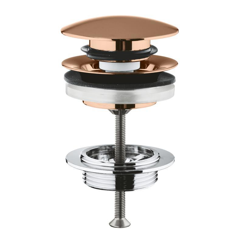 Grohe izlietnes izplūde ar push-open, brushed warm sunset