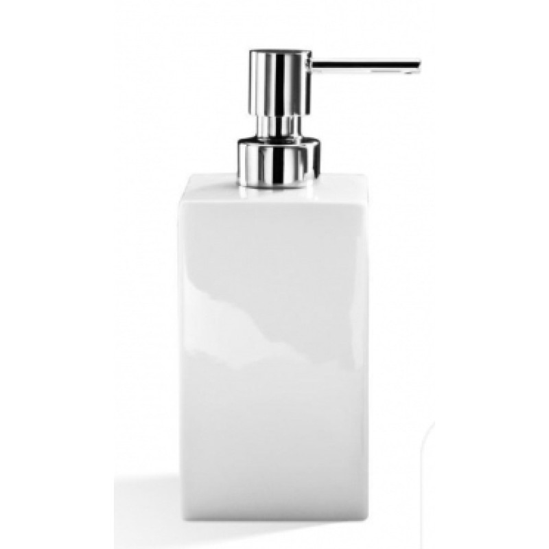 Decor Walther šķidro ziepju trauks, porcelāns balts/hroms