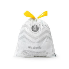 Brabantia atkritumu tvertnes ieliktņi A, 3l, 20 maisi rullītī, balts