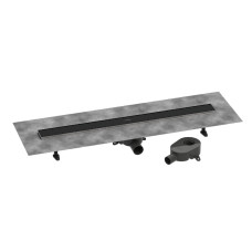 Hansgrohe dušas kanāls RainDrain Go, 900 mm, flīzējams, matēts melns