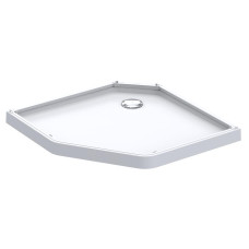 Contura Showe piecstūrveida dušas paliktnis Showerama, 1000x1000 mm, balts