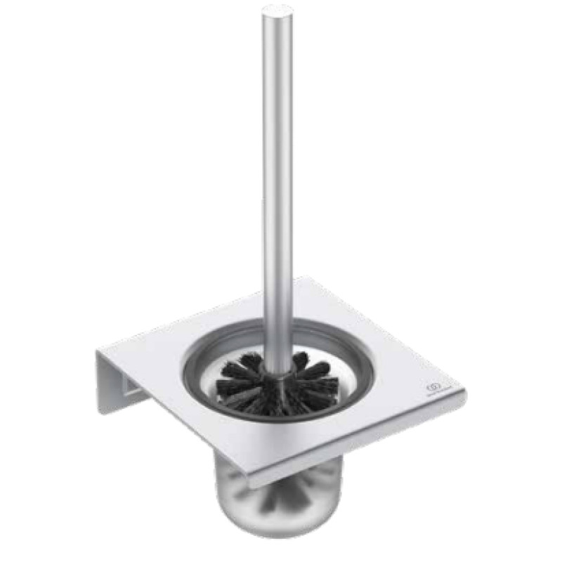 Ideal Standard tualetes birste ar turētāju Alu+, silver