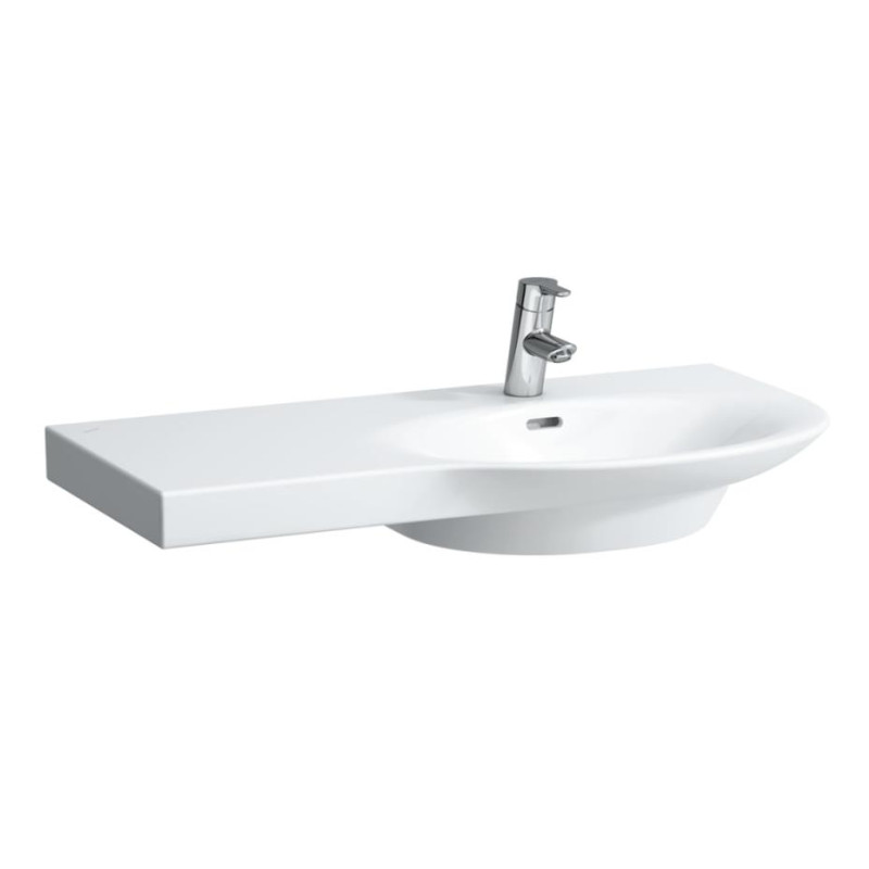 Laufen izlietne Palace, 900x460 mm, bļoda labā pusē, balta