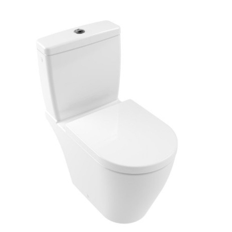 Villeroy & Boch poda apakša Avento Rimless, 370x640 mm, universāls izvads, DirectFlush, balts