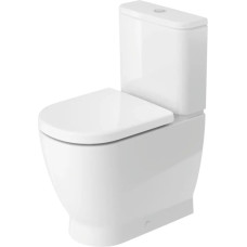 Duravit pods ar QR/SC vāku D-Code rimless, universāls izvads, pievads no apakšas, balts