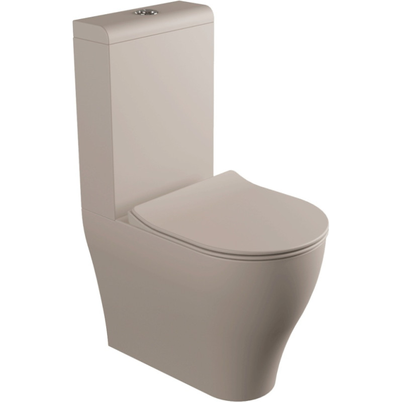 Flaminia pods ar SC vāku App Goclean, 360x580 mm, universāls izvads, argilla