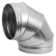 Europlast līkums metāla, 90°- Ø250mm bez gumijām