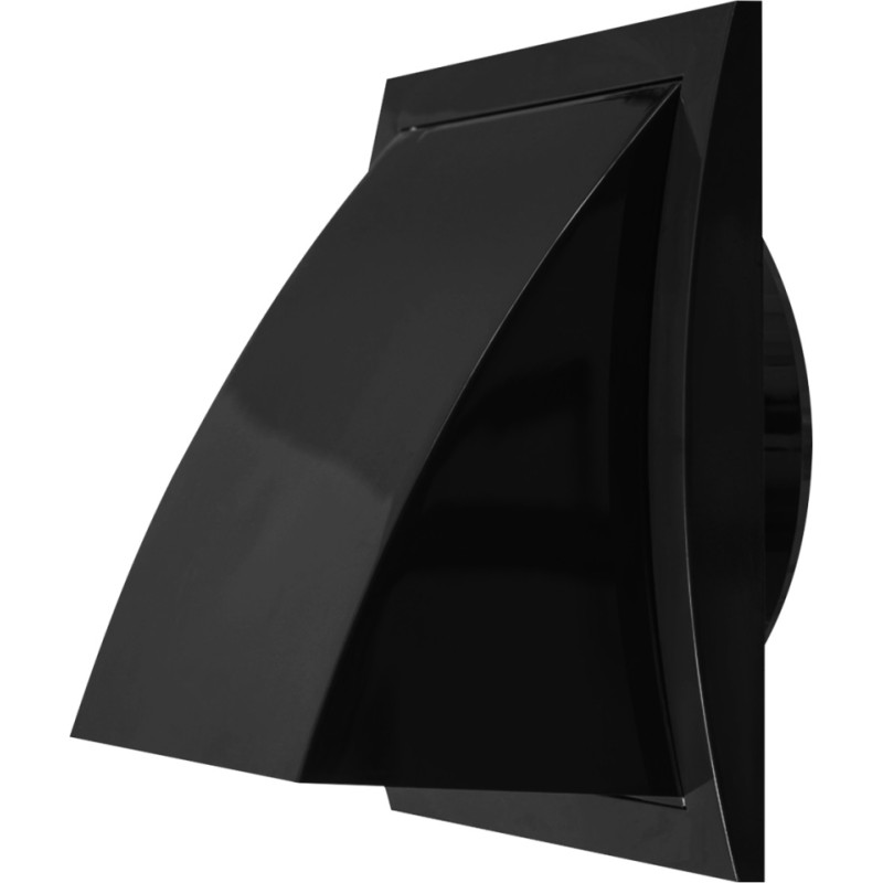 Europlast reste plastmasas, 190x190mm, Ø150mm, arēja, ar pretvārstu, melna