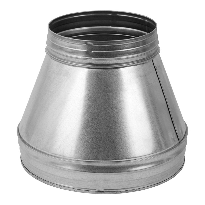 Europlast pāreja metāla, Ø180-Ø150mm bez gumijām
