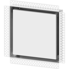 Europlast difuzors metāla, sleptās montāžas, 250x250mm - Ø125mm, balts