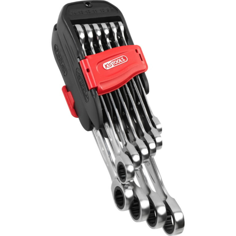Ks Tools Combination ratcheting spanner set, 10 pcs GEARplus, KS Tools
