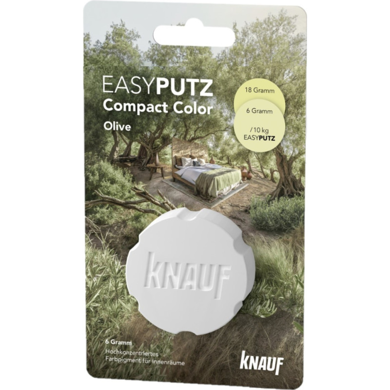 Knauf Compact Color Granulēts krāsas pigments, olīvzaļš, 6g