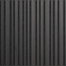 Illi Tremolo Akustiskais sienas panelis, finierēts, melns filcs, 600x2420x18mm, melns ozols