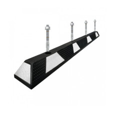 Gumijas atdures barjera stāvvietām, 180 cm (ar stiprinājumiem) / gab